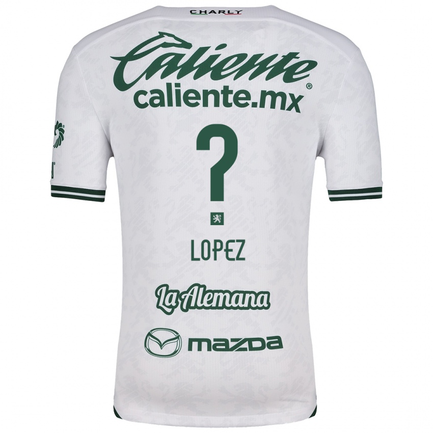 Heren Nicolás López #0 Wit Groen Uitshirt Uittenue 2024/25 T-Shirt