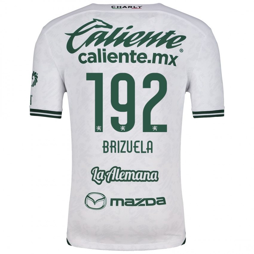 Heren Juan Brizuela #192 Wit Groen Uitshirt Uittenue 2024/25 T-Shirt