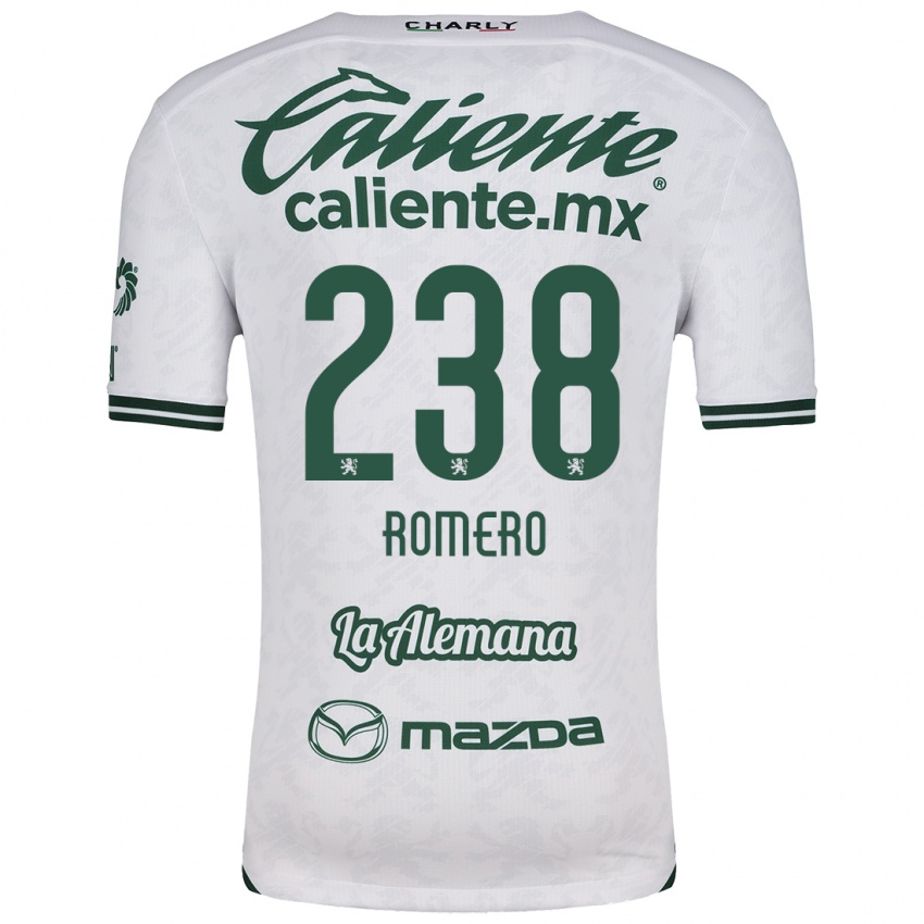 Heren Paulo Romero #238 Wit Groen Uitshirt Uittenue 2024/25 T-Shirt