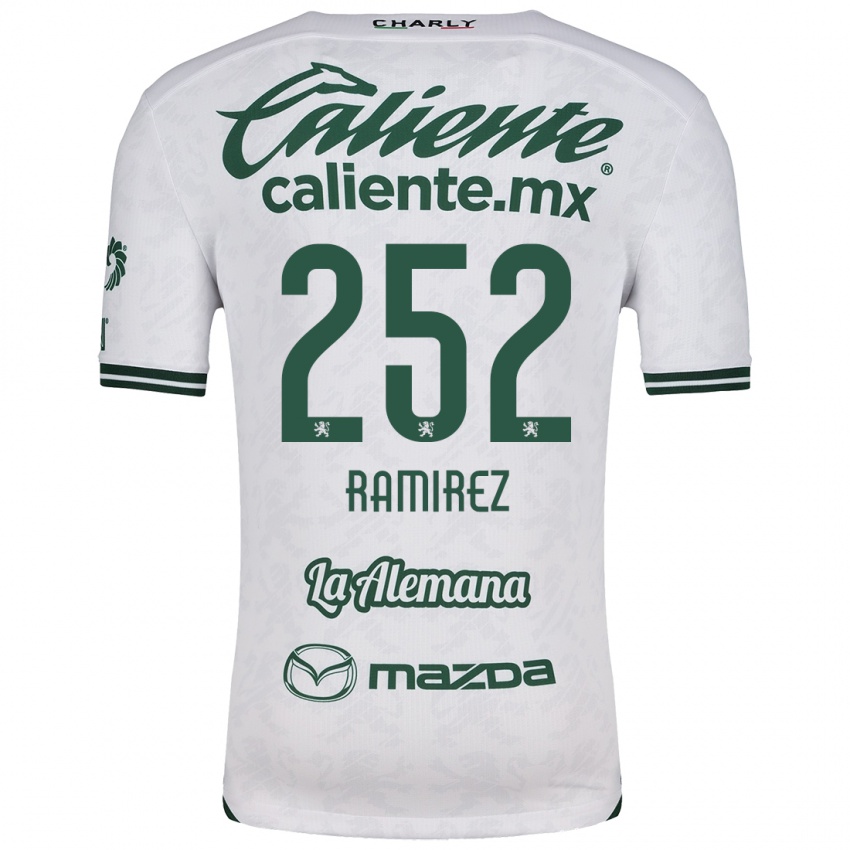 Heren Luis Ramírez #252 Wit Groen Uitshirt Uittenue 2024/25 T-Shirt