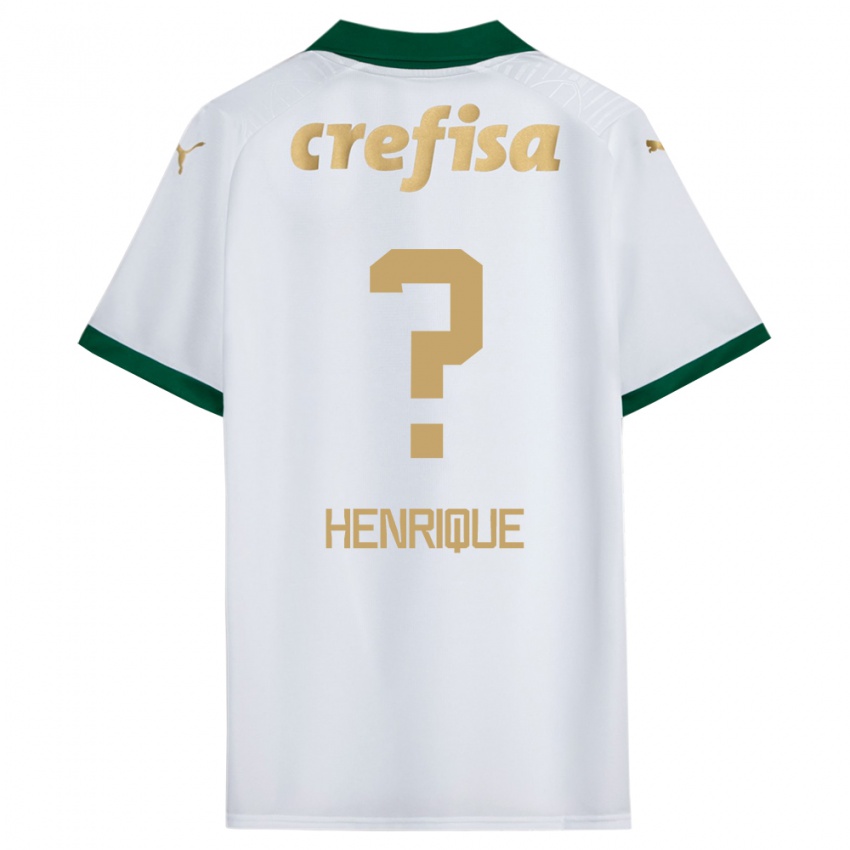 Heren Zé Henrique #0 Wit Groen Uitshirt Uittenue 2024/25 T-Shirt