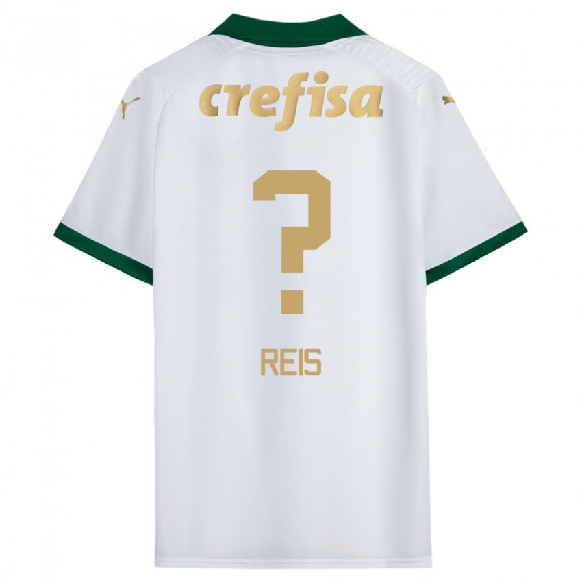 Heren Vitor Reis #0 Wit Groen Uitshirt Uittenue 2024/25 T-Shirt