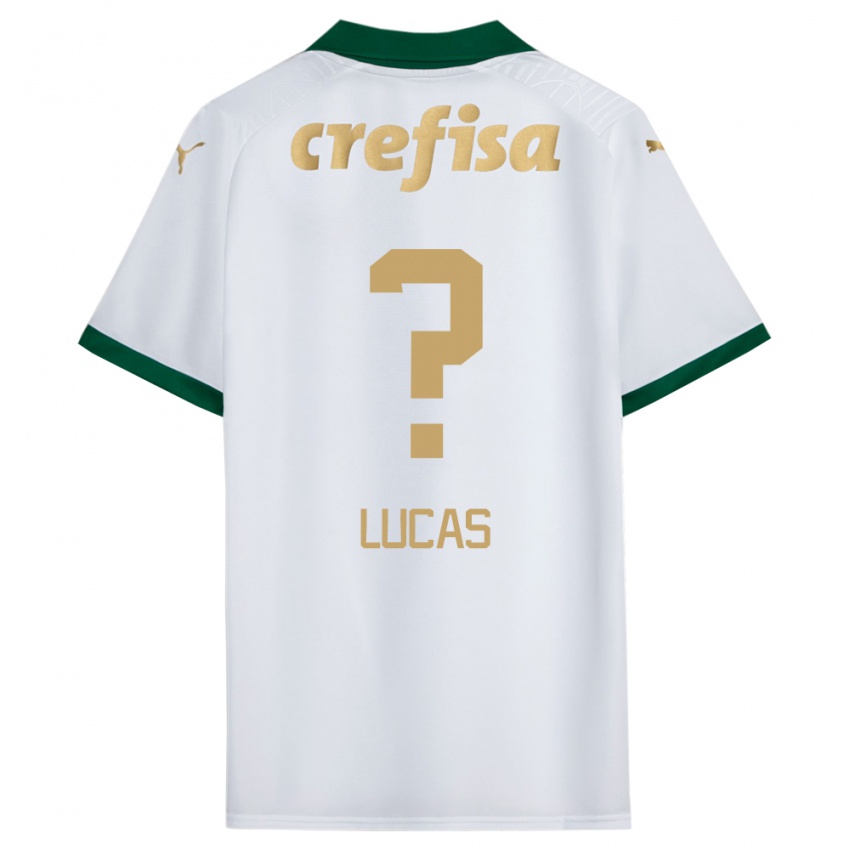 Heren André Lucas #0 Wit Groen Uitshirt Uittenue 2024/25 T-Shirt