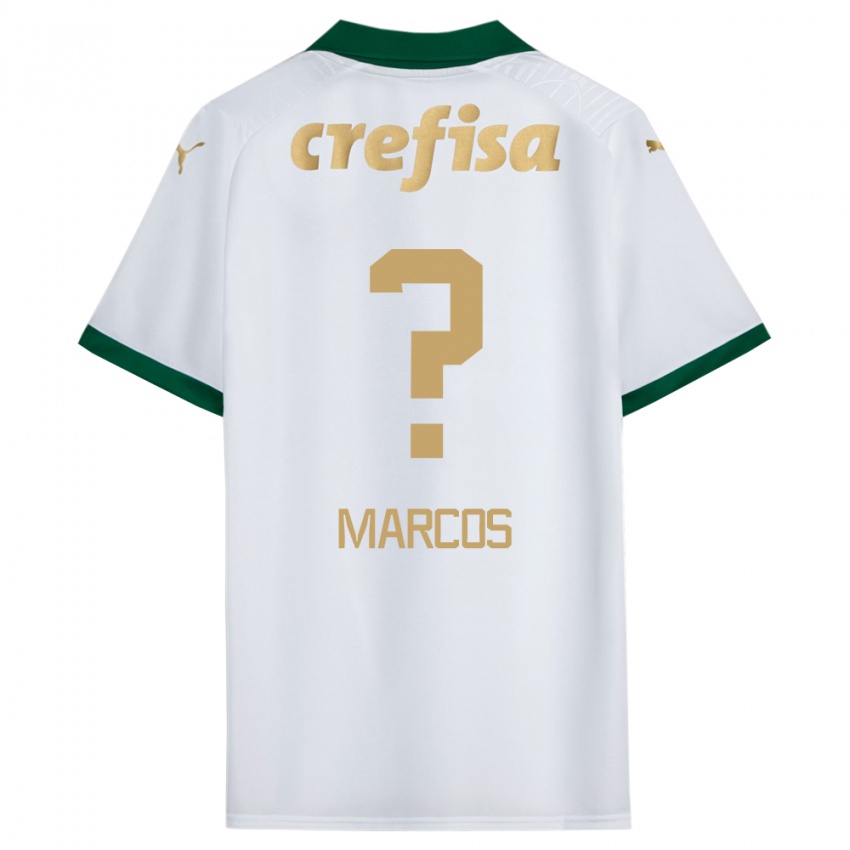 Heren Antônio Marcos #0 Wit Groen Uitshirt Uittenue 2024/25 T-Shirt