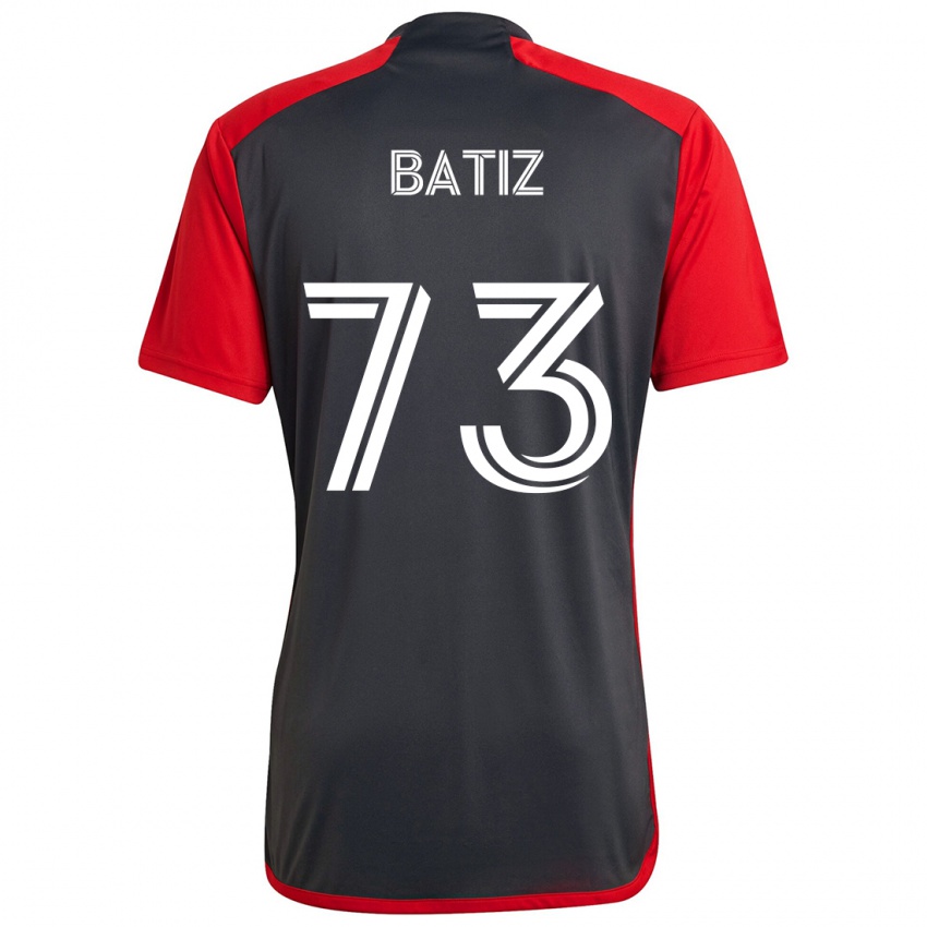 Dames Jesus Batiz #73 Grijs Rood Thuisshirt Thuistenue 2024/25 T-Shirt