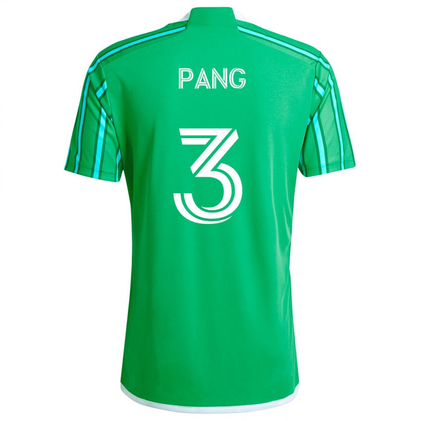 Dames Kaylene Pang #3 Groen Wit Thuisshirt Thuistenue 2024/25 T-Shirt