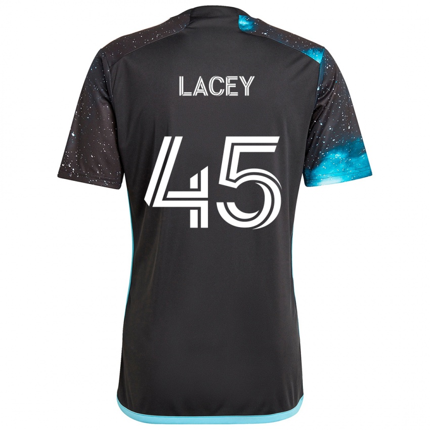 Dames Kameron Lacey #45 Zwart Blauw Thuisshirt Thuistenue 2024/25 T-Shirt