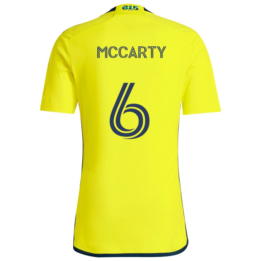 Dames Dax Mccarty #6 Geel Blauw Thuisshirt Thuistenue 2024/25 T-Shirt