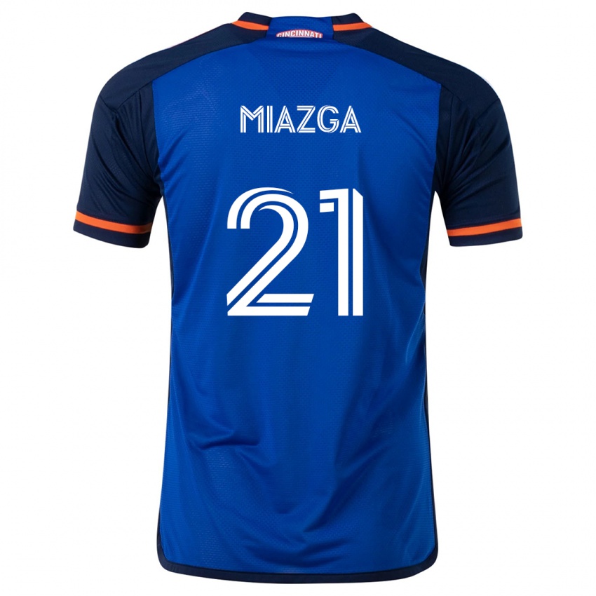 Dames Matt Miazga #21 Blauw Wit Thuisshirt Thuistenue 2024/25 T-Shirt