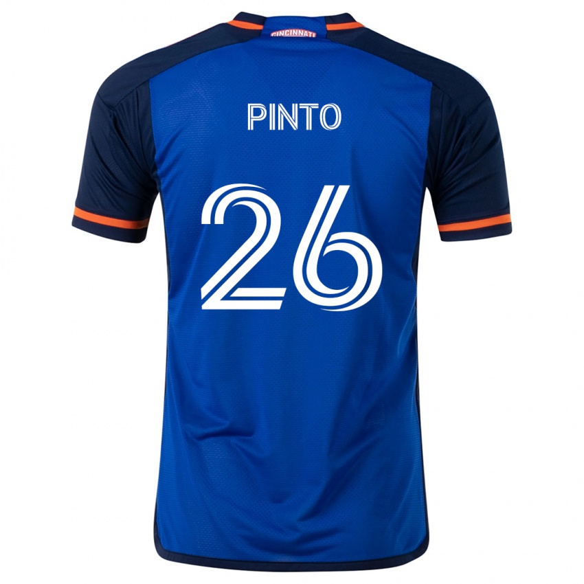 Dames Malik Pinto #26 Blauw Wit Thuisshirt Thuistenue 2024/25 T-Shirt