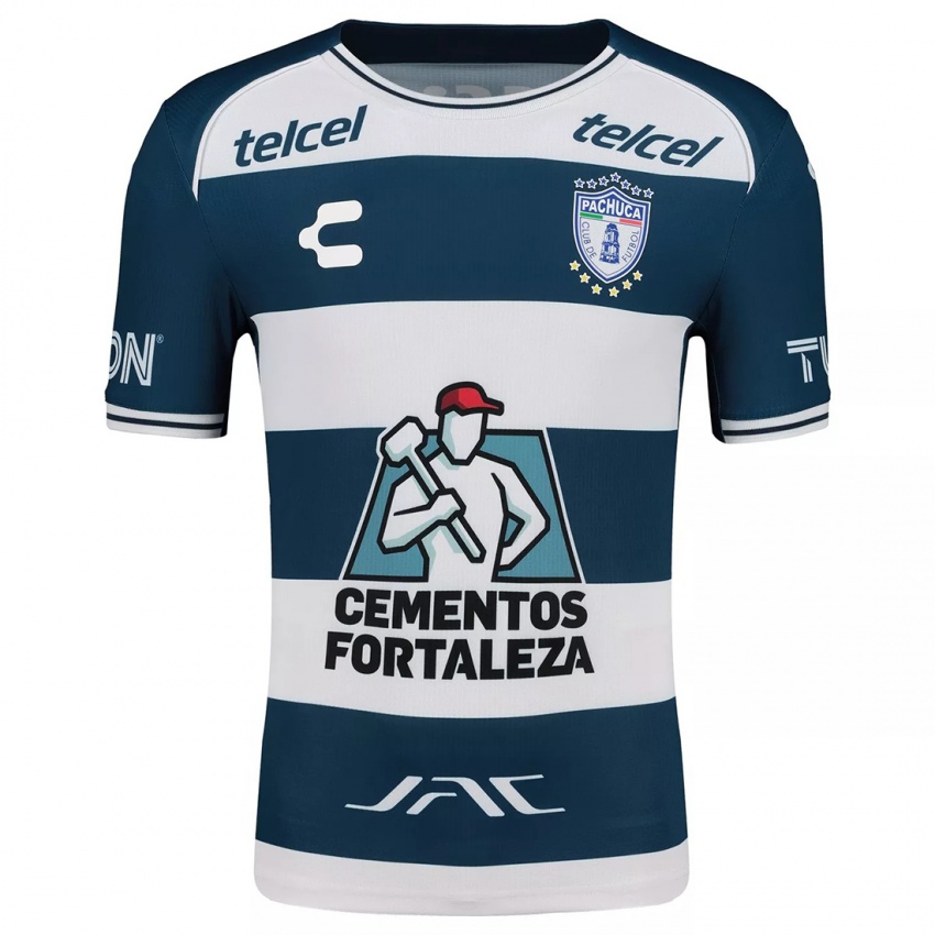 Dames Gustavo Zenteno #117 Blauw Wit Thuisshirt Thuistenue 2024/25 T-Shirt