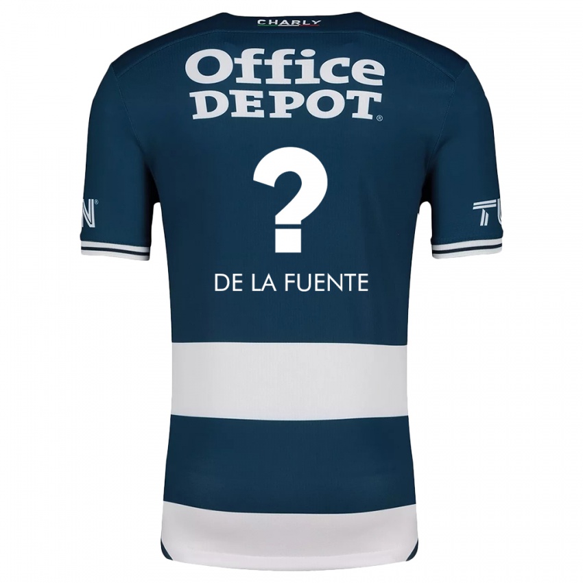 Dames Paulino De La Fuente #0 Blauw Wit Thuisshirt Thuistenue 2024/25 T-Shirt