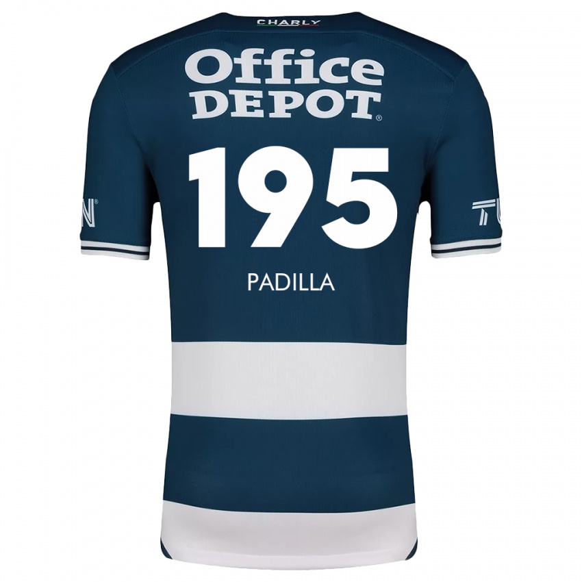 Dames Ángel Padilla #195 Blauw Wit Thuisshirt Thuistenue 2024/25 T-Shirt