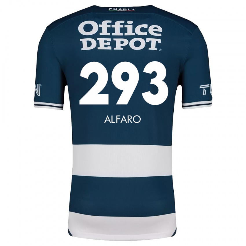 Dames Cristóbal Alfaro #293 Blauw Wit Thuisshirt Thuistenue 2024/25 T-Shirt