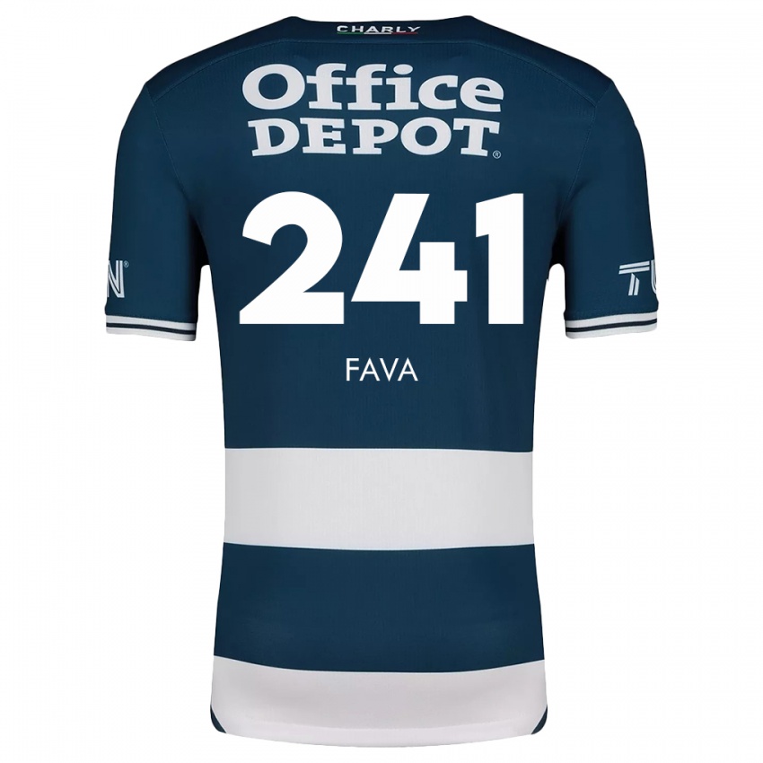 Dames Marco Fava #241 Blauw Wit Thuisshirt Thuistenue 2024/25 T-Shirt