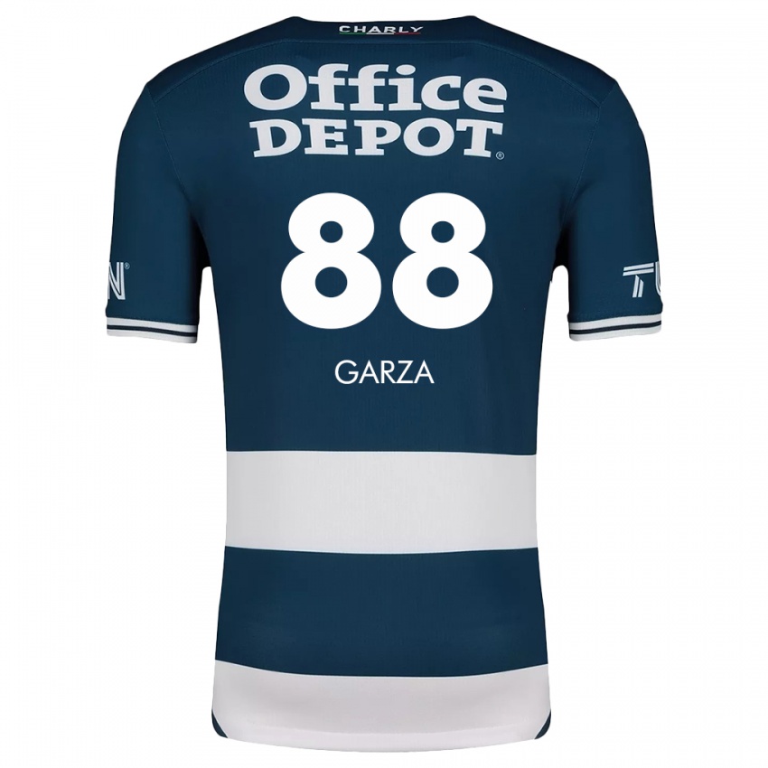 Dames Adrián Garza #88 Blauw Wit Thuisshirt Thuistenue 2024/25 T-Shirt