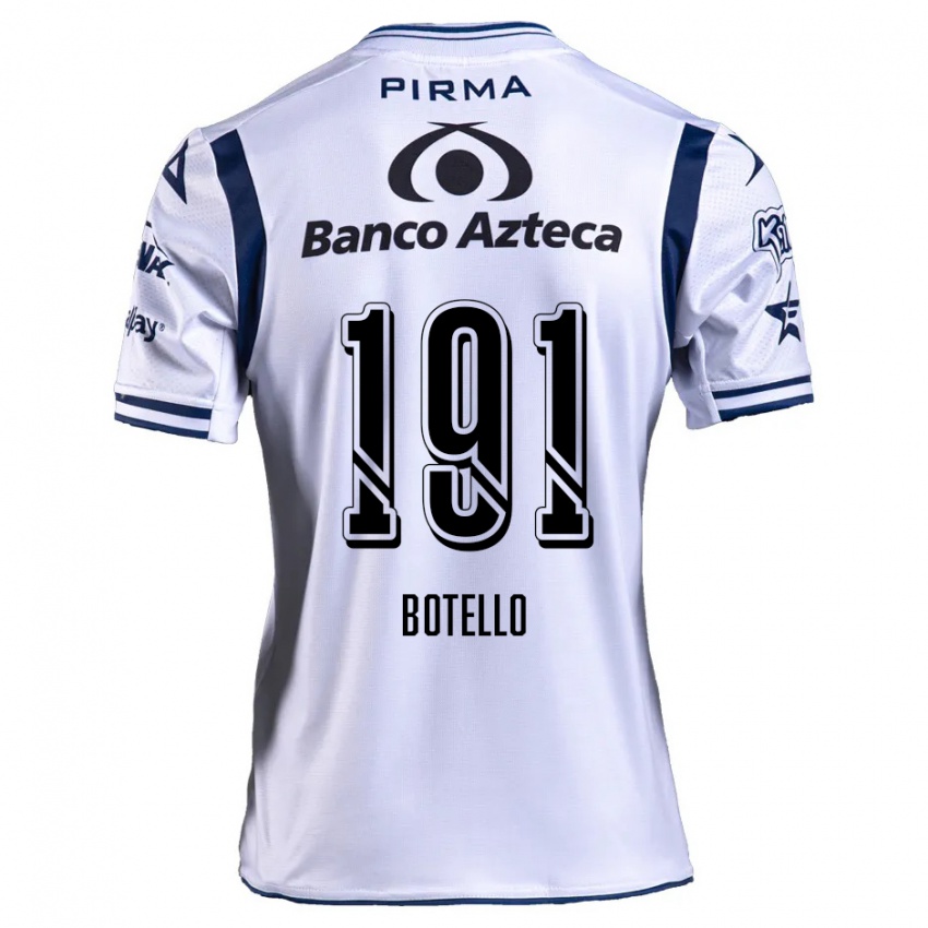 Dames Octavio Botello #191 Wit Marineblauw Thuisshirt Thuistenue 2024/25 T-Shirt