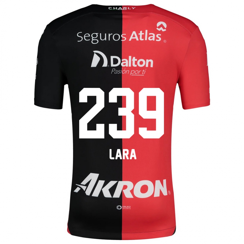 Dames Guadalupe Lara #239 Rood Zwart Thuisshirt Thuistenue 2024/25 T-Shirt