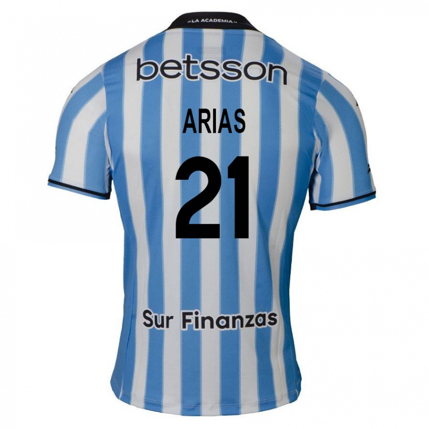 Dames Gabriel Arias #21 Blauw Wit Zwart Thuisshirt Thuistenue 2024/25 T-Shirt