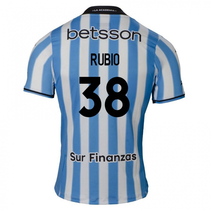 Dames Tobias Rubio #38 Blauw Wit Zwart Thuisshirt Thuistenue 2024/25 T-Shirt