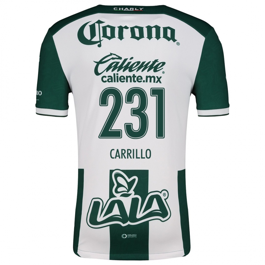 Dames Ángel Carrillo #231 Groen Wit Thuisshirt Thuistenue 2024/25 T-Shirt