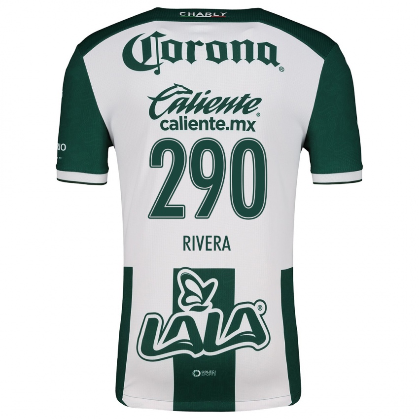 Dames Ángel Rivera #290 Groen Wit Thuisshirt Thuistenue 2024/25 T-Shirt