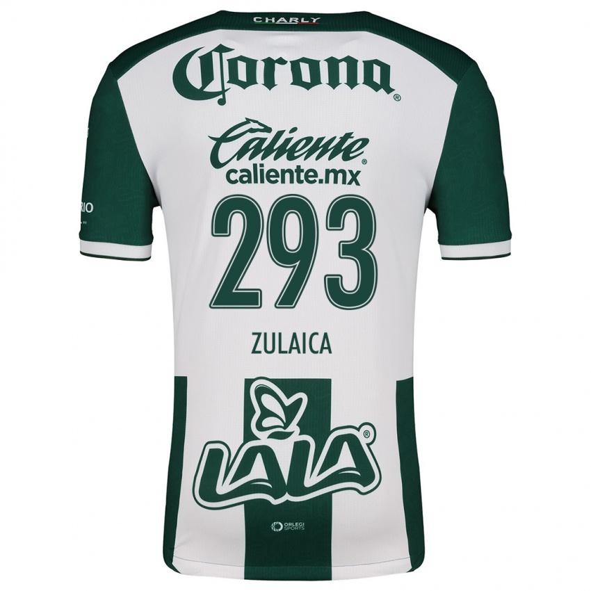 Dames José Zulaica #293 Groen Wit Thuisshirt Thuistenue 2024/25 T-Shirt