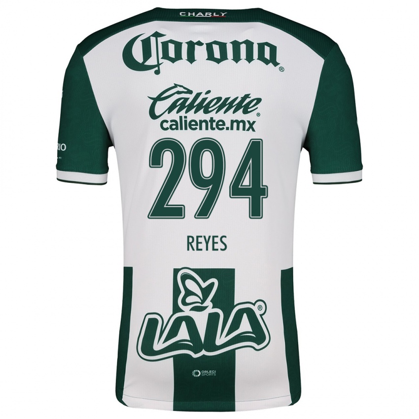 Dames Máximo Reyes #294 Groen Wit Thuisshirt Thuistenue 2024/25 T-Shirt