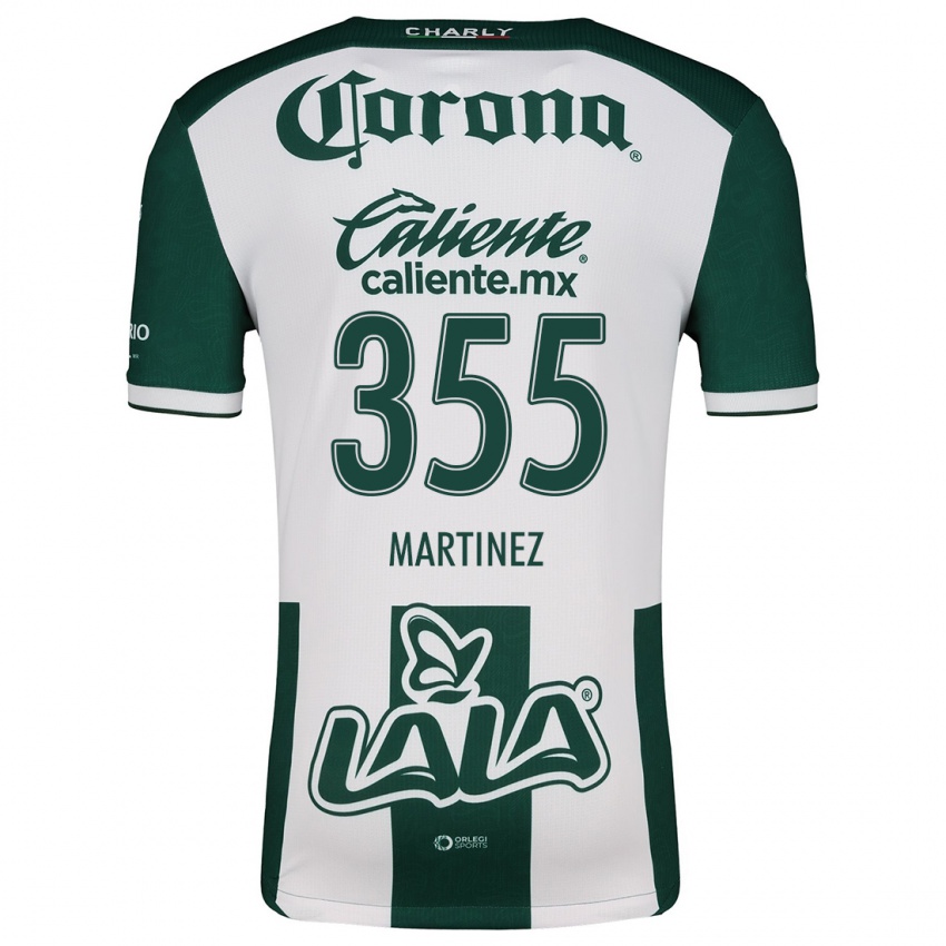 Dames Leonardo Martinez #355 Groen Wit Thuisshirt Thuistenue 2024/25 T-Shirt