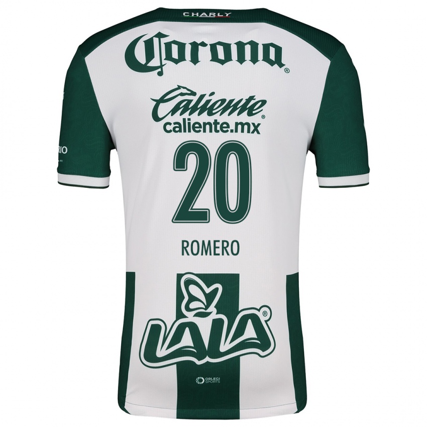 Dames Lia Romero #20 Groen Wit Thuisshirt Thuistenue 2024/25 T-Shirt