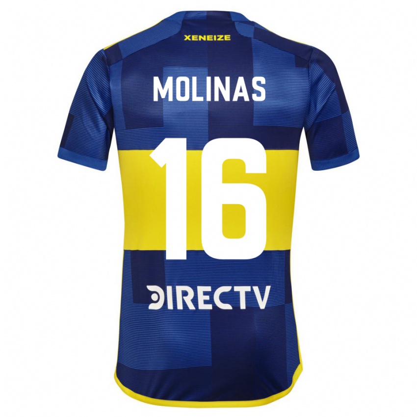 Dames Aaron Molinas #16 Blauw Geel Thuisshirt Thuistenue 2024/25 T-Shirt