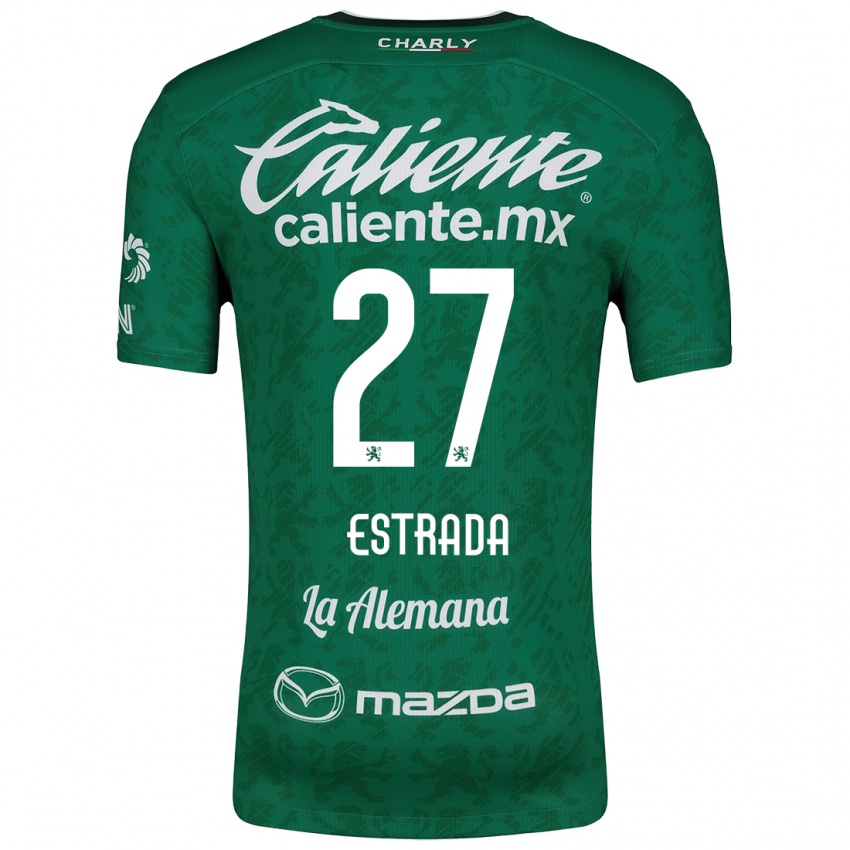 Dames Ángel Estrada #27 Groen Wit Thuisshirt Thuistenue 2024/25 T-Shirt