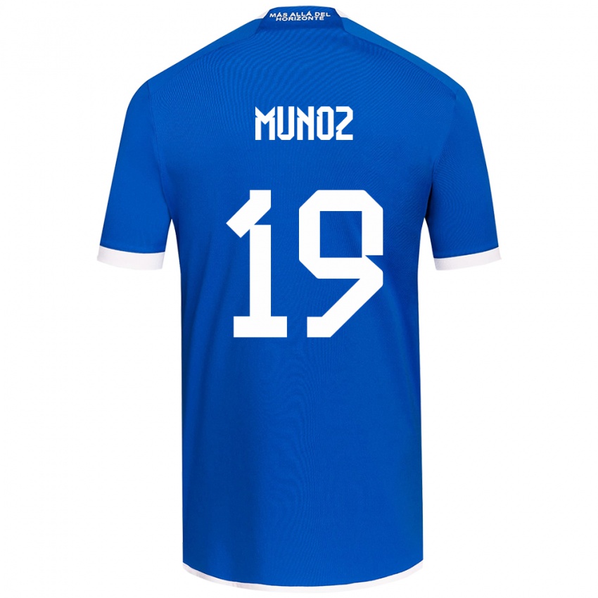 Dames Cristóbal Muñoz #19 Blauw Wit Thuisshirt Thuistenue 2024/25 T-Shirt