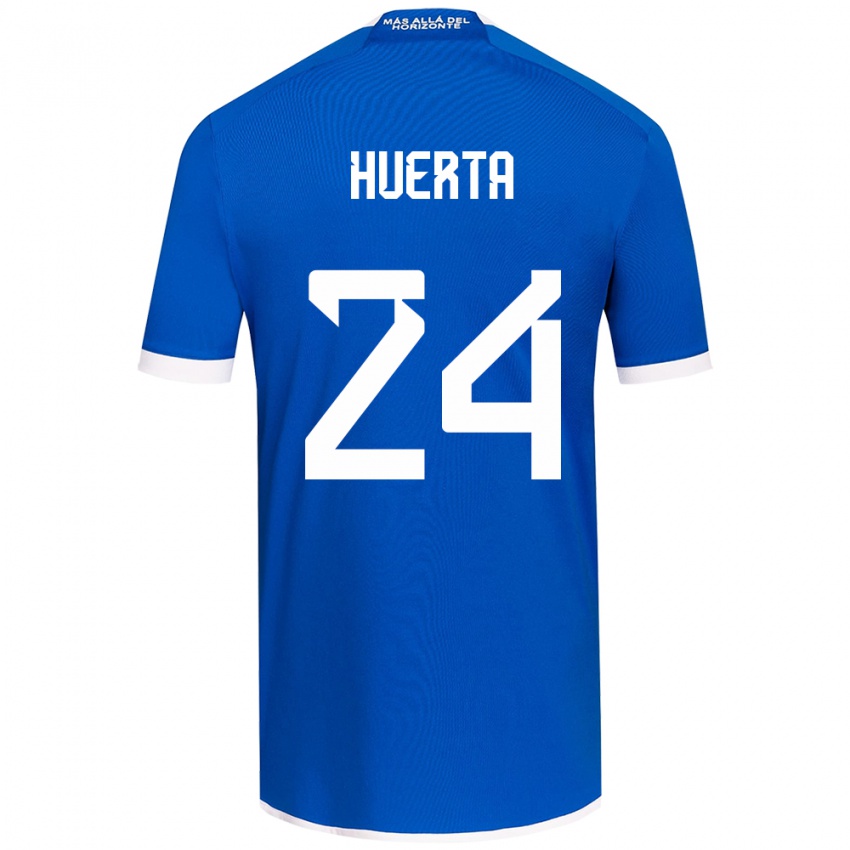 Dames Renato Huerta #24 Blauw Wit Thuisshirt Thuistenue 2024/25 T-Shirt