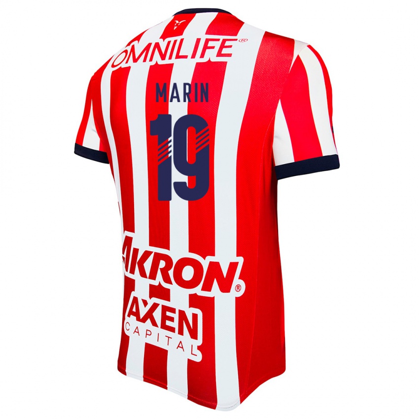 Dames Ricardo Marín #19 Rood Wit Blauw Thuisshirt Thuistenue 2024/25 T-Shirt