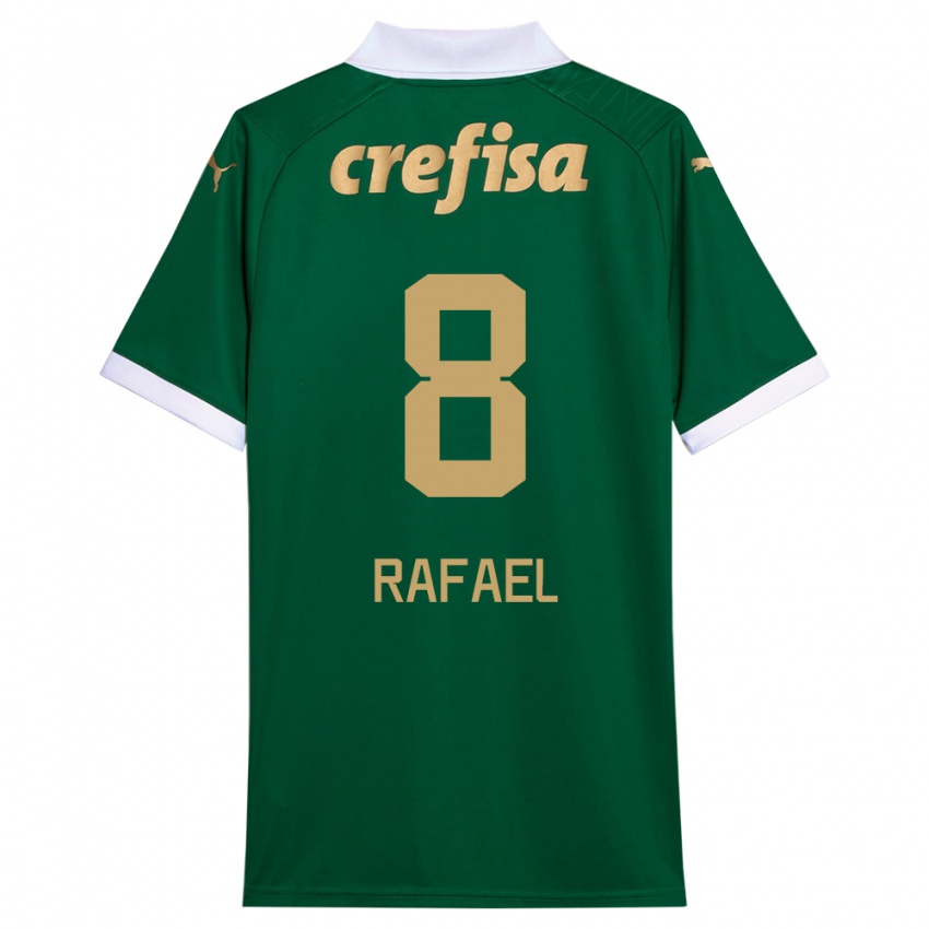 Dames Ze Rafael #8 Groen Wit Thuisshirt Thuistenue 2024/25 T-Shirt