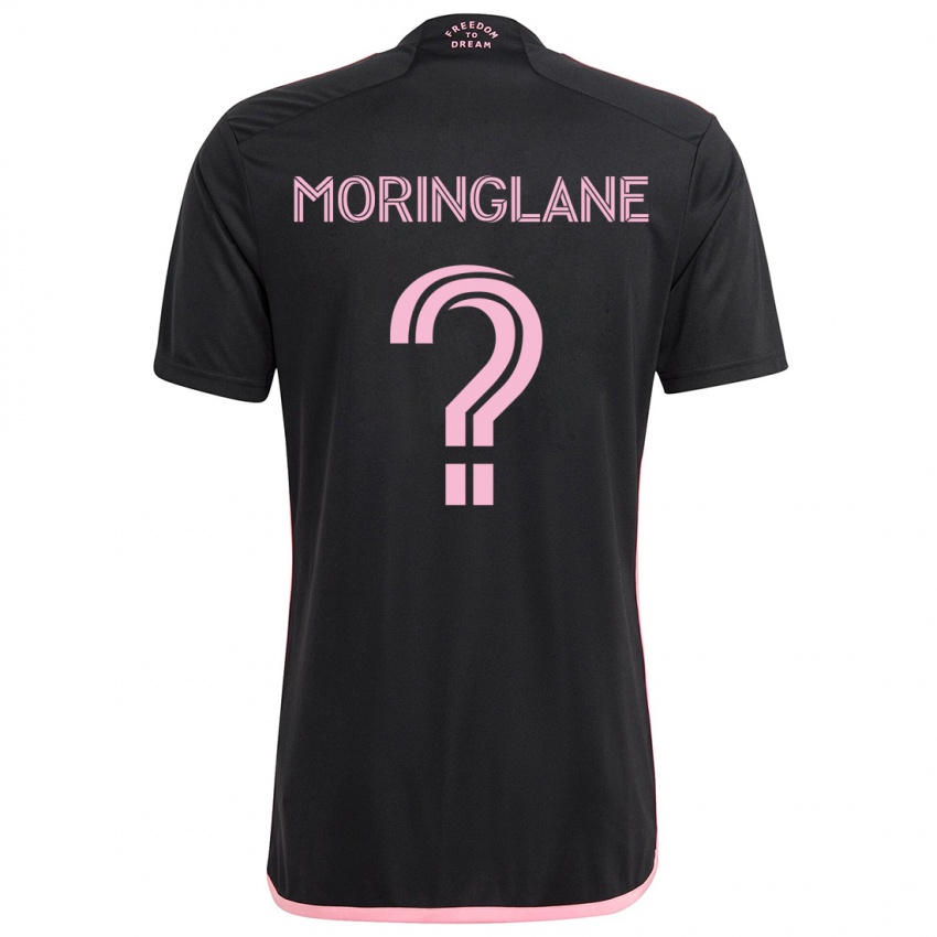 Dames Luis Moringlane #0 Zwart Uitshirt Uittenue 2024/25 T-Shirt