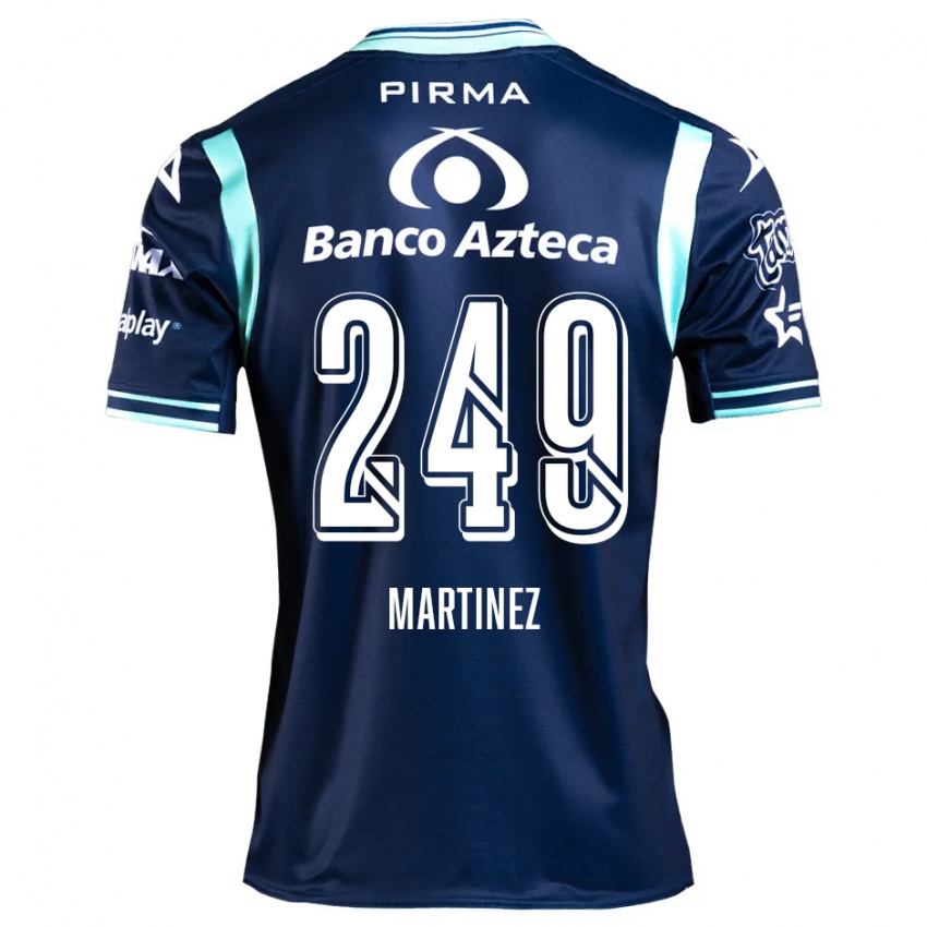 Dames Juan Martínez #249 Marineblauw Uitshirt Uittenue 2024/25 T-Shirt