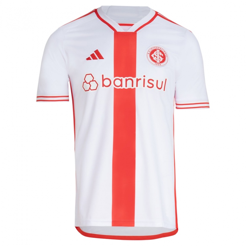 Dames Bruno Henrique #8 Wit Rood Uitshirt Uittenue 2024/25 T-Shirt