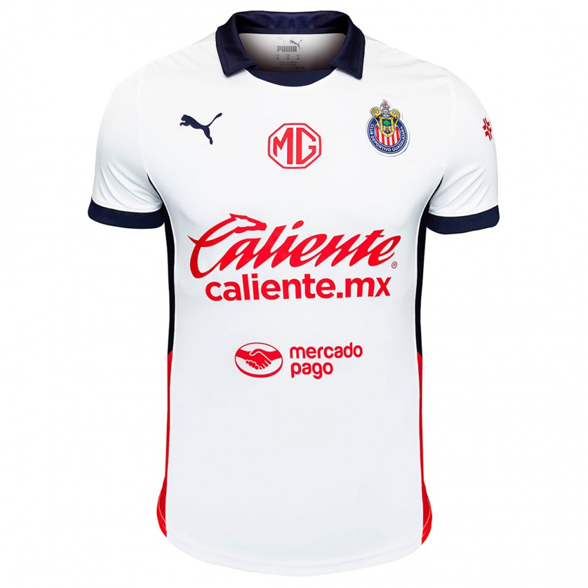 Dames Gibrán Ortiz #185 Wit Rood Blauw Uitshirt Uittenue 2024/25 T-Shirt