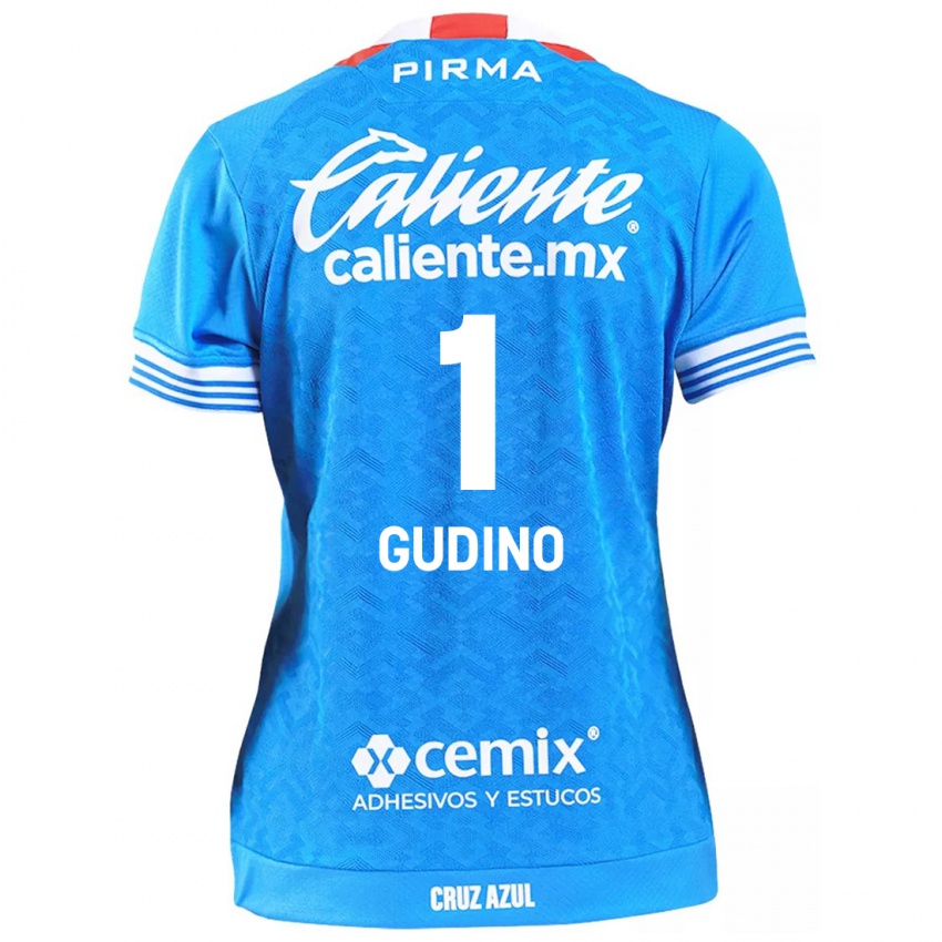 Kinderen Andres Gudino #1 Hemelsblauw Thuisshirt Thuistenue 2024/25 T-Shirt