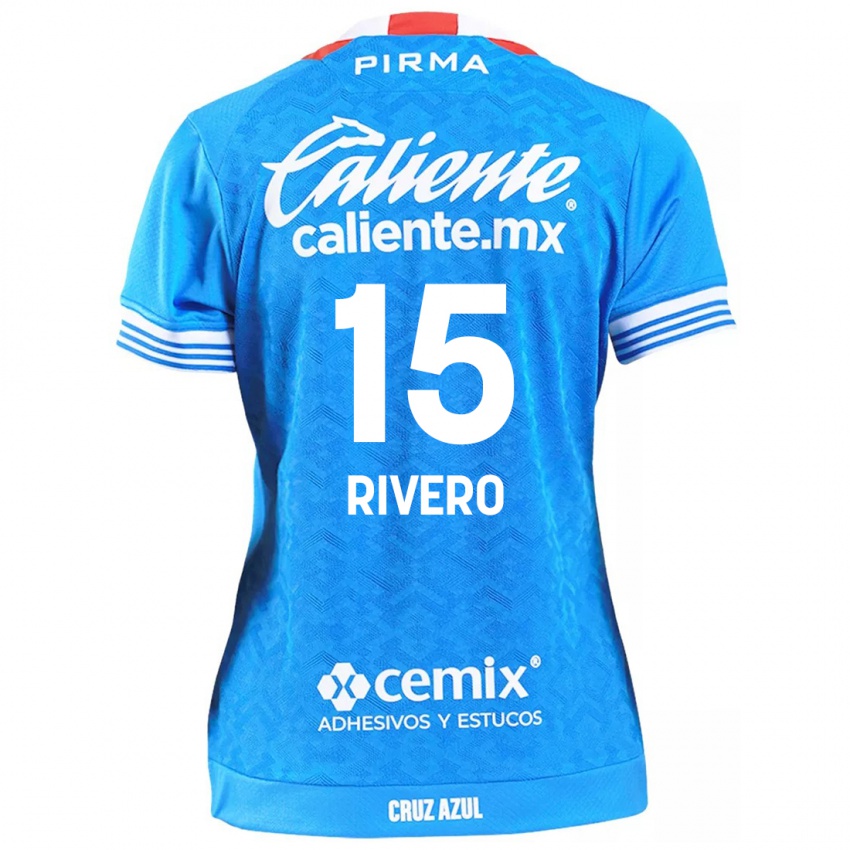 Kinderen Ignacio Rivero #15 Hemelsblauw Thuisshirt Thuistenue 2024/25 T-Shirt