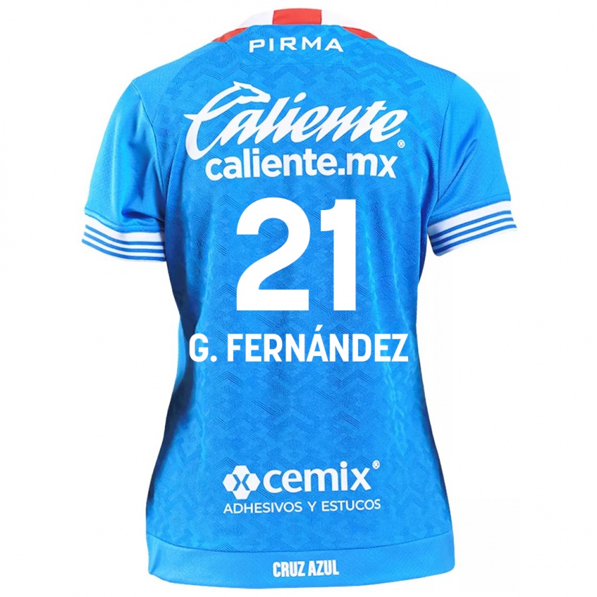 Kinderen Gabriel Fernández #21 Hemelsblauw Thuisshirt Thuistenue 2024/25 T-Shirt