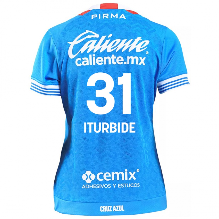 Kinderen Luis Iturbide #31 Hemelsblauw Thuisshirt Thuistenue 2024/25 T-Shirt