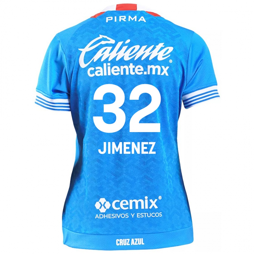 Kinderen Cristian Jimenez #32 Hemelsblauw Thuisshirt Thuistenue 2024/25 T-Shirt