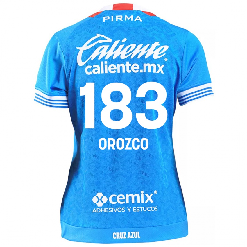 Kinderen Fabrizzio Orozco #183 Hemelsblauw Thuisshirt Thuistenue 2024/25 T-Shirt