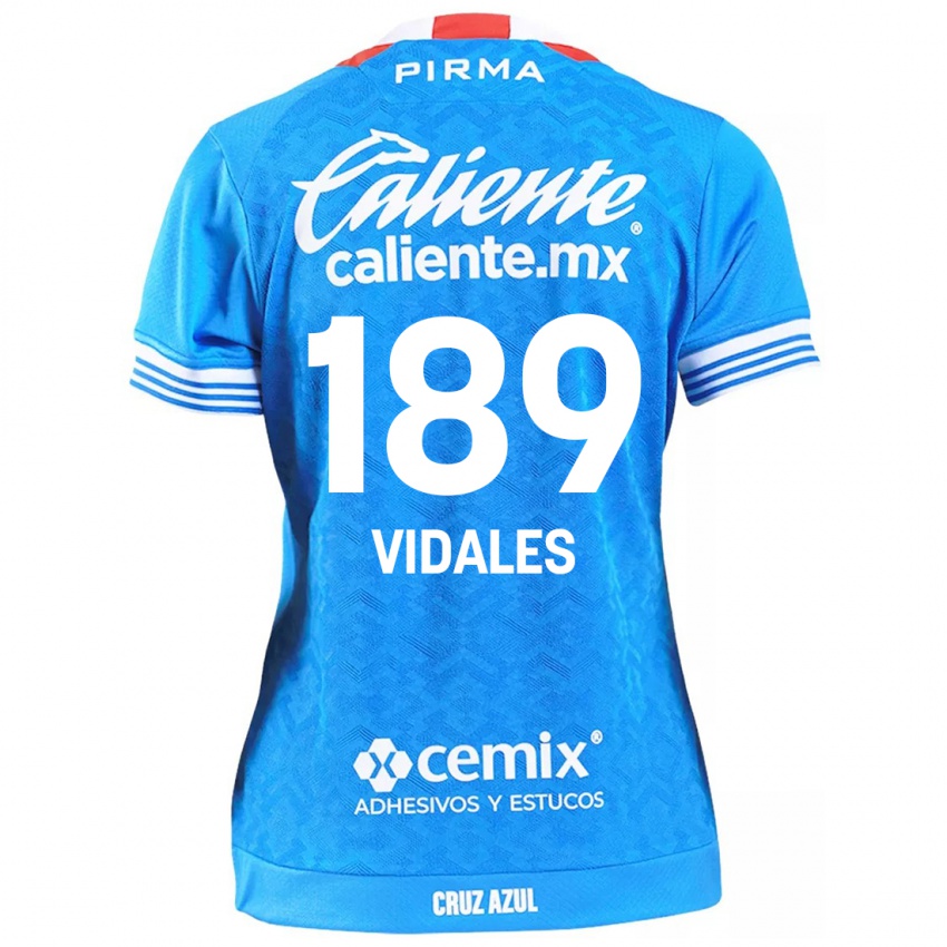 Kinderen Álvaro Vidales #189 Hemelsblauw Thuisshirt Thuistenue 2024/25 T-Shirt