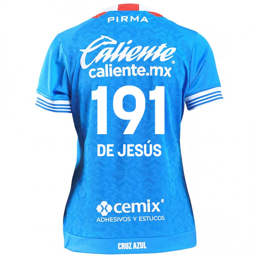 Kinderen Luis De Jesús #191 Hemelsblauw Thuisshirt Thuistenue 2024/25 T-Shirt