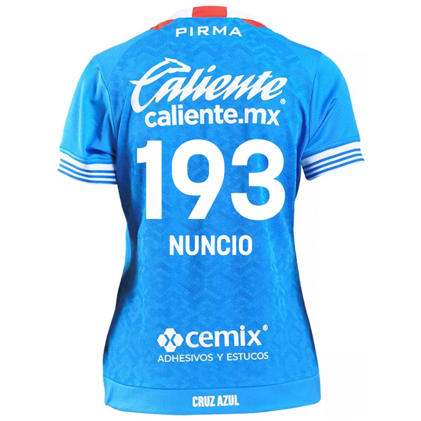 Kinderen Jorge Nuncio #193 Hemelsblauw Thuisshirt Thuistenue 2024/25 T-Shirt