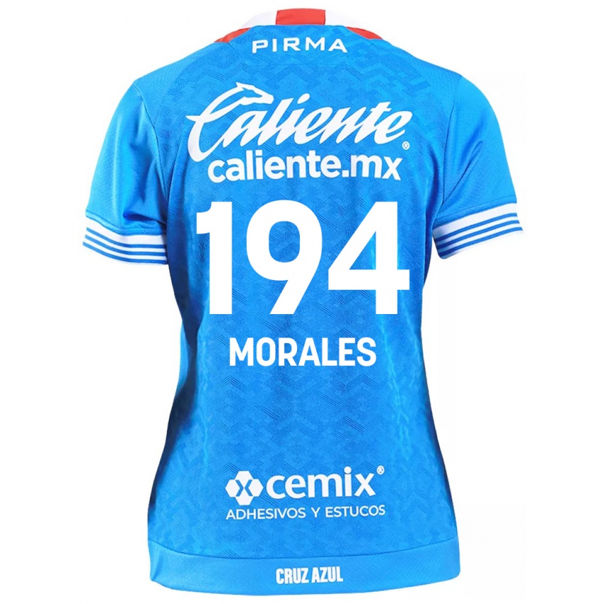 Kinderen Amaury Morales #194 Hemelsblauw Thuisshirt Thuistenue 2024/25 T-Shirt